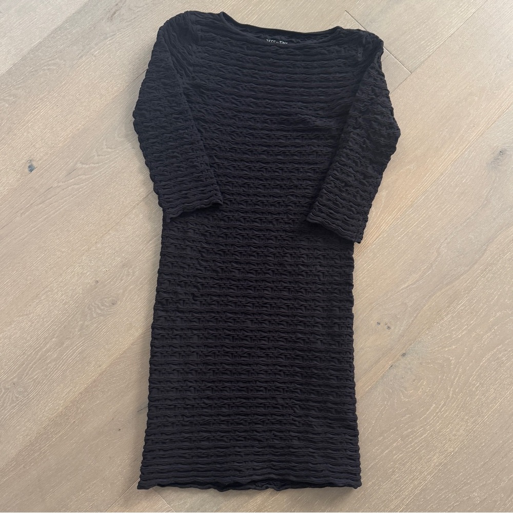 Tina Stephens Crinkle Dress